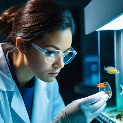 Home 3 해양 기후 변화 모델링 - **"Beneath the Shifting Tides: A Scientific Glimpse into Ocean Acidification"**
A highly realist...