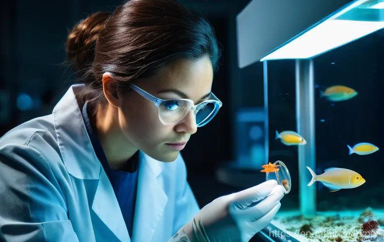 해양 기후 변화 모델링 - **"Beneath the Shifting Tides: A Scientific Glimpse into Ocean Acidification"**
A highly realist...