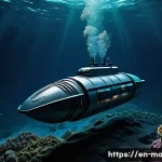 Home 17 해양학 커뮤니티 - **Prompt 1: Deep-Sea Exploration and Discovery**
"An advanced, sleek Autonomous Underwater Vehic...