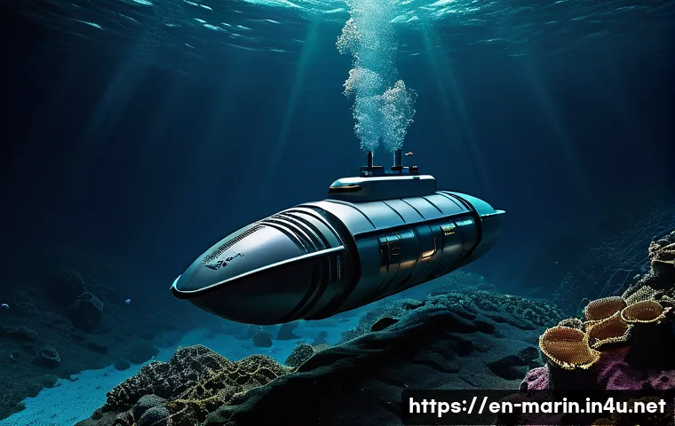해양학 커뮤니티 - **Prompt 1: Deep-Sea Exploration and Discovery**
"An advanced, sleek Autonomous Underwater Vehic...